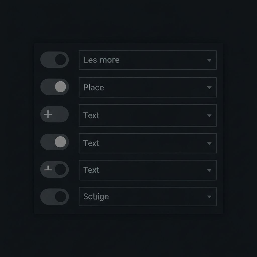Settings screen